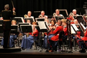 "The President's Own" United States Marine Band during a performance.  (Photo by Sgt. Mary-Alice Leone)