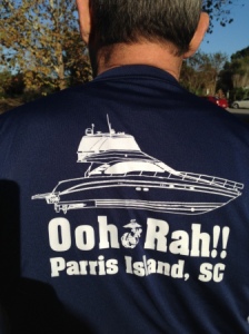 Cool t-shirt spotted at The Island Charities 4th Annual 5K race