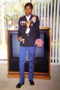 Tanell in her JROTC uniform (Photo provided by Tanell Nedd)