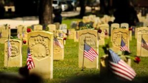 Active duty service members, veterans, their family members, and the local community attended the Memorial Day Parade and Ceremony in Downtown Beaufort (Photo by Lance Cpl. Benjamin McDonald)