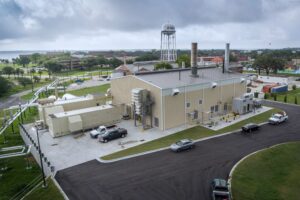 The Marine Corps recently opened a new combined heat and power plant at Marine Corps Recruit Depot Parris Island. (Courtesy photo of Ameresco)