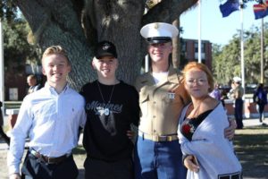 Pfc. Paul Hasenfus was six days into recruit training when his life changed forever. (U.S. Marine Corps Photo by Lance Cpl. Ryan Hageali)