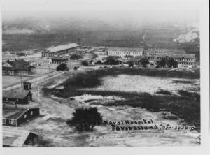 One of the first images of Marine Barracks, U.S. Naval Station Port Royal, S.C., circa 1920's