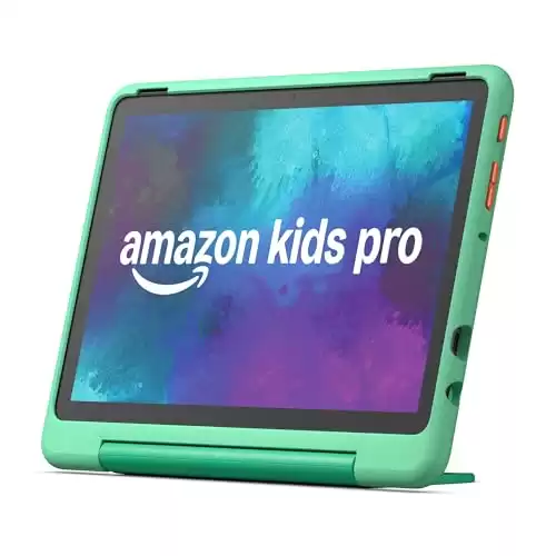 Amazon Fire HD 10 Kids Pro tablet (newest model) ages 6-12 | Bright 10.1